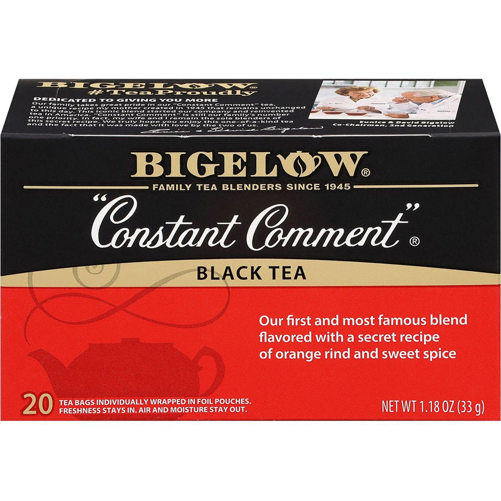 Bigelow Constant Comment Flavored with Rind of Oranges and Sweet Spice Tea Bags, 20 ct