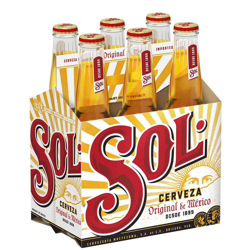 Sol Beer 6 pk Bottles, 12 oz