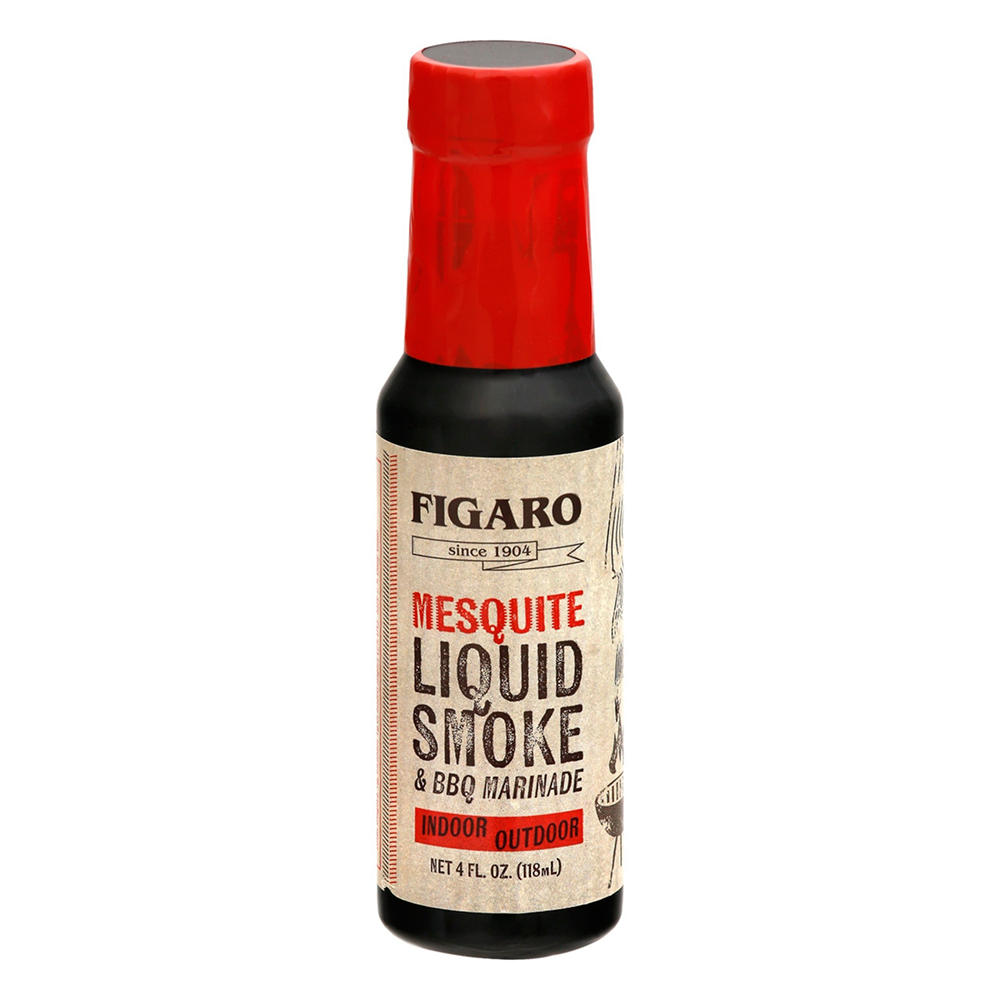 Figaro Mesquite Liquid Smoke and Marinade, 4 oz
