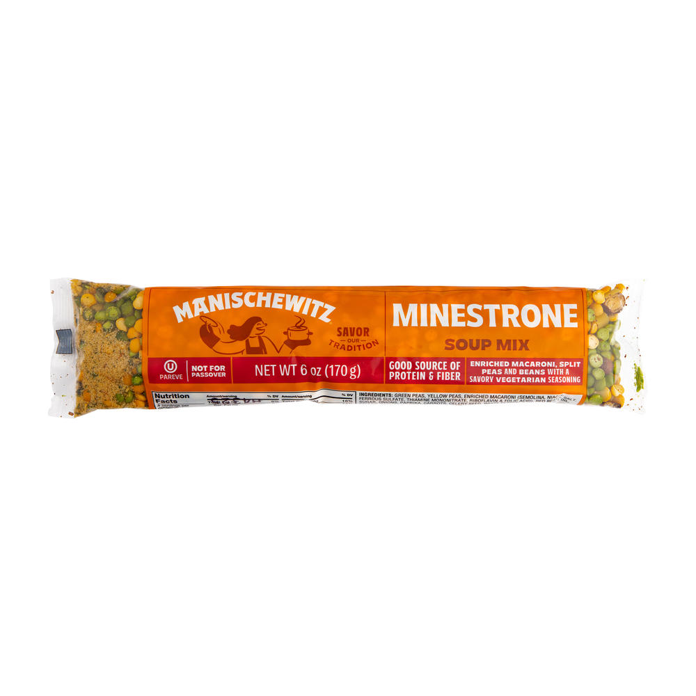 Manischewitz Kosher Minestrone Soup Mix, 6 oz