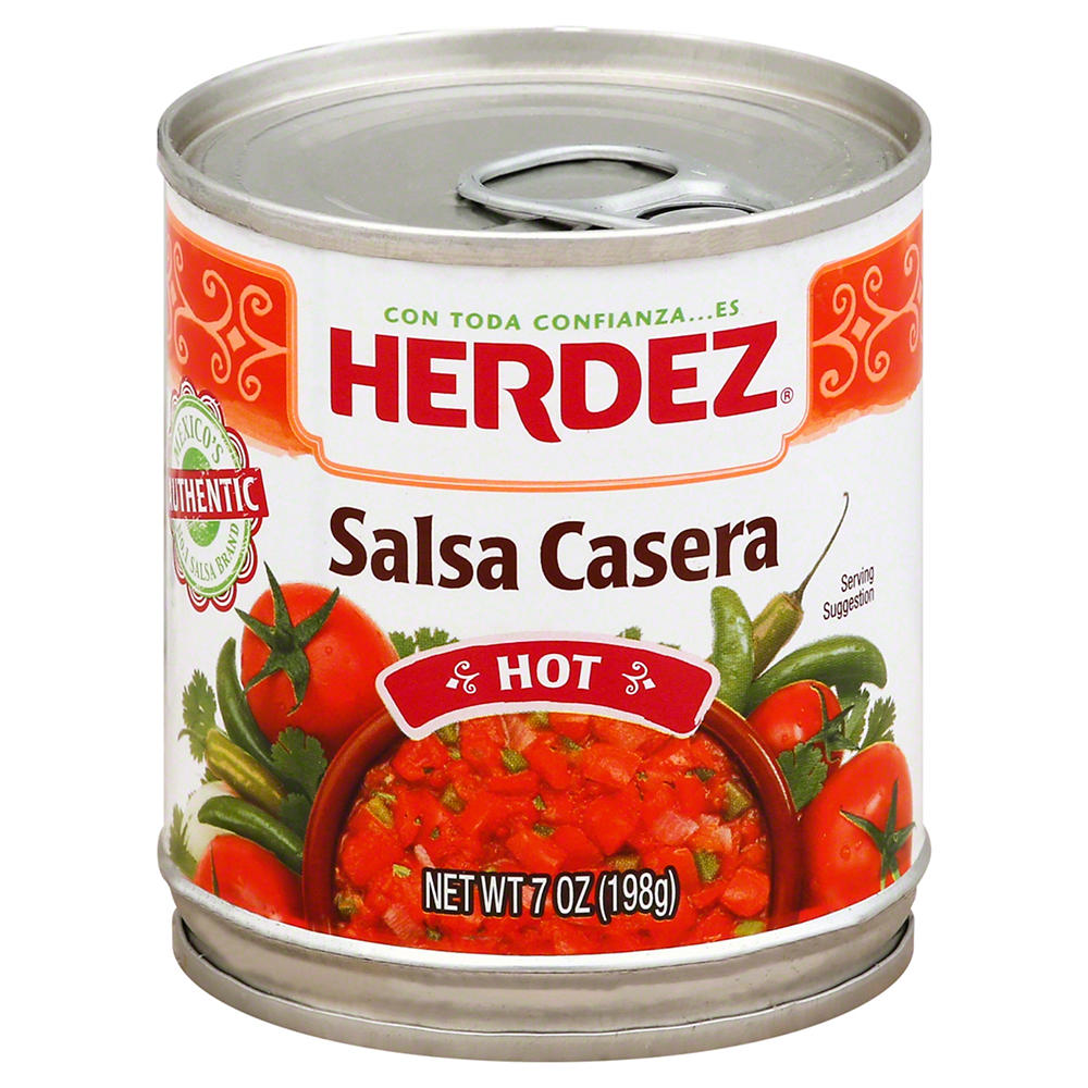 Herdez Hot Salsa Casera, 7 oz