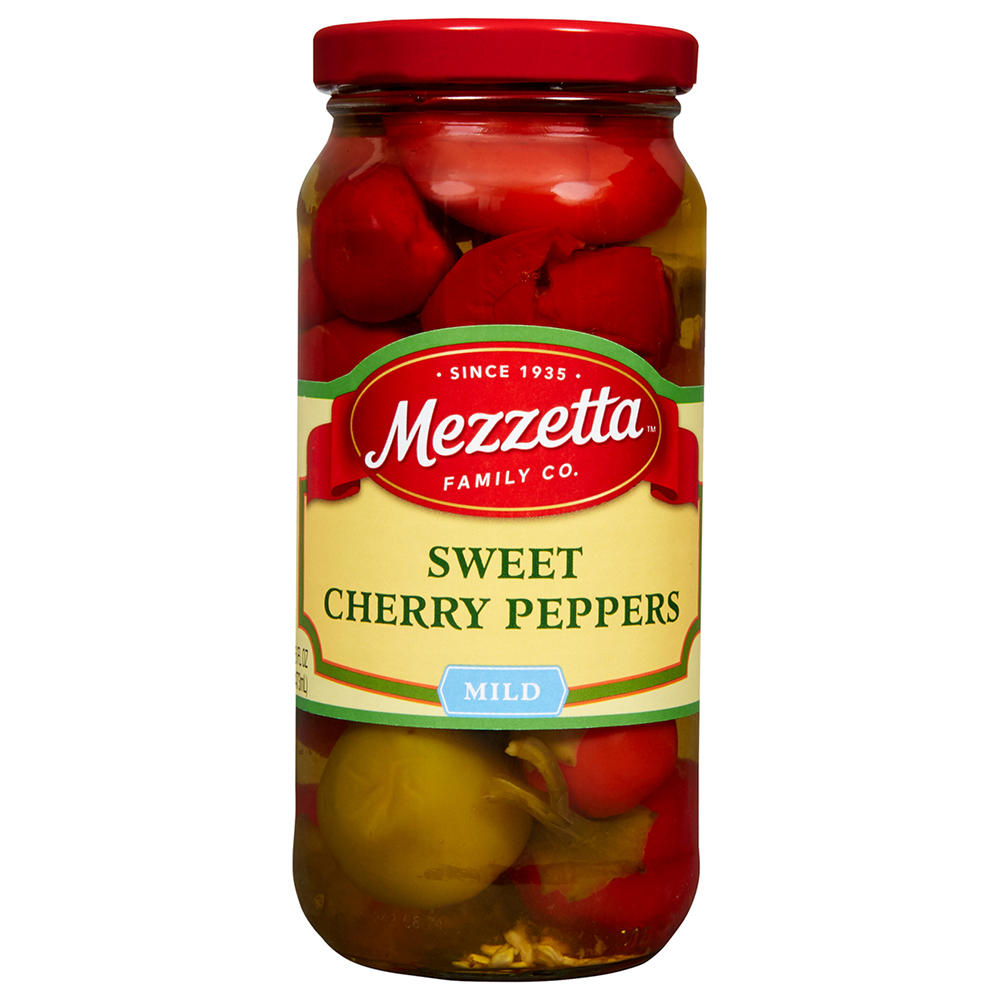 Mezzetta Sweet Cherry Peppers Mild, 16 oz