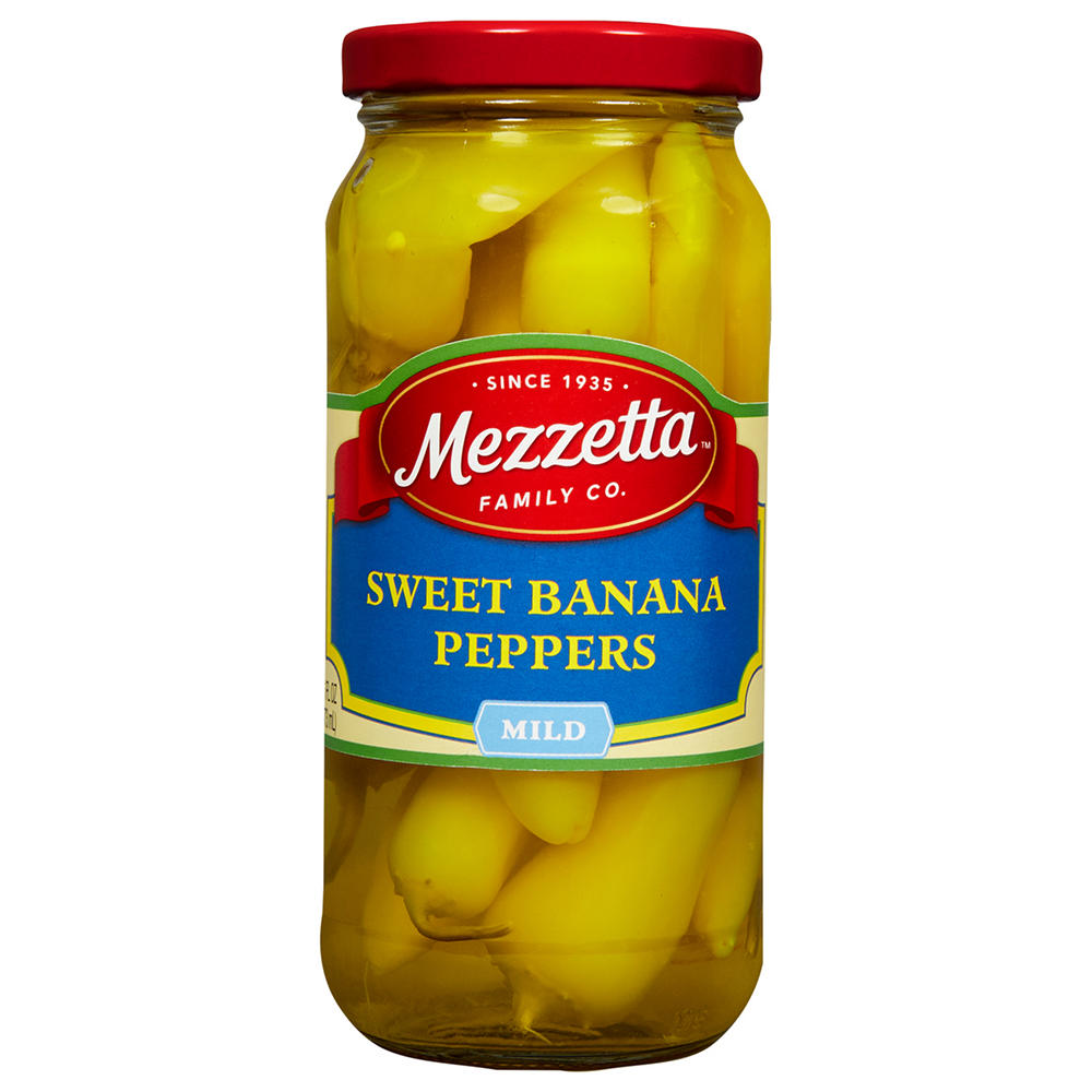 Mezzetta Sweet Banana Peppers Mild, 16 oz