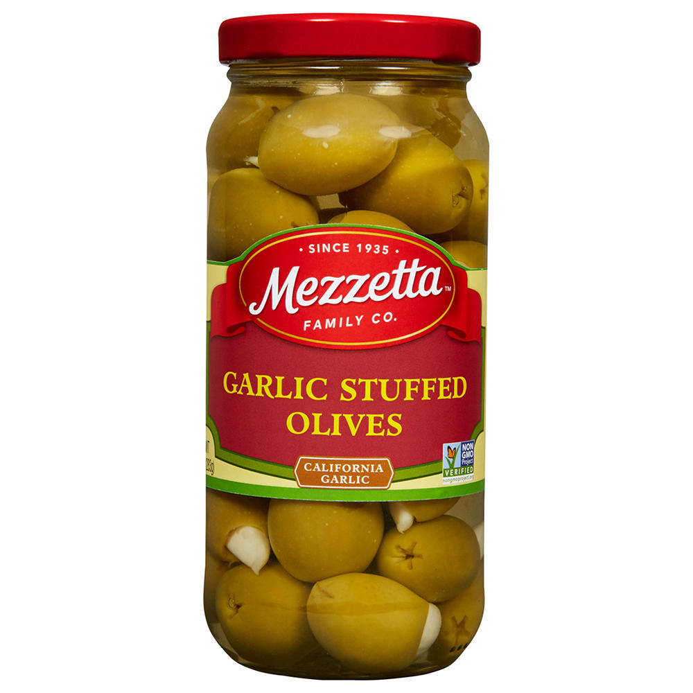 Mezzetta Garlic Stuffed Green Olives, 10 oz