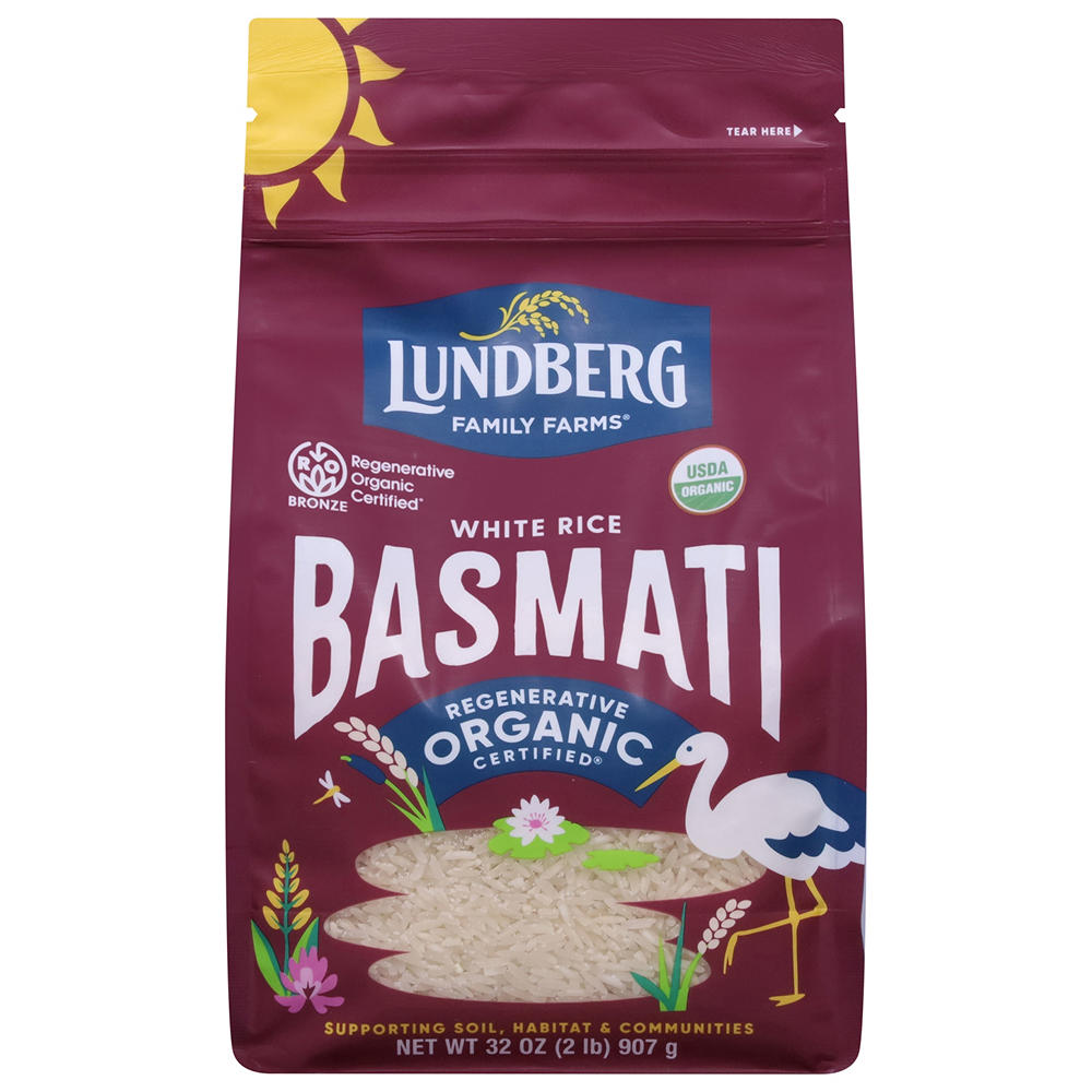 Lundberg Organic California White Basmati Rice, 2 lb