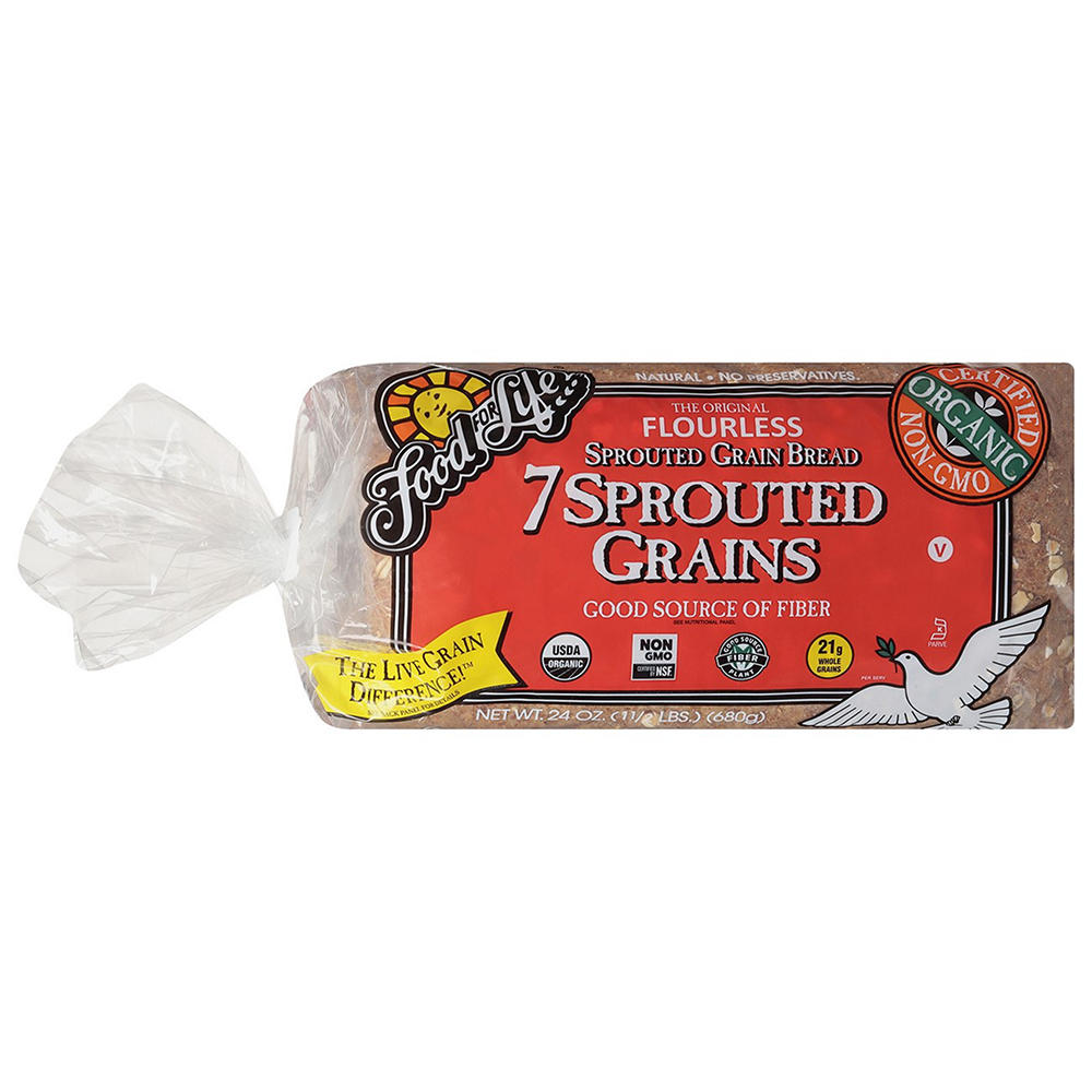 Food For Life 7 Sprouted Grains Bread, 24 oz