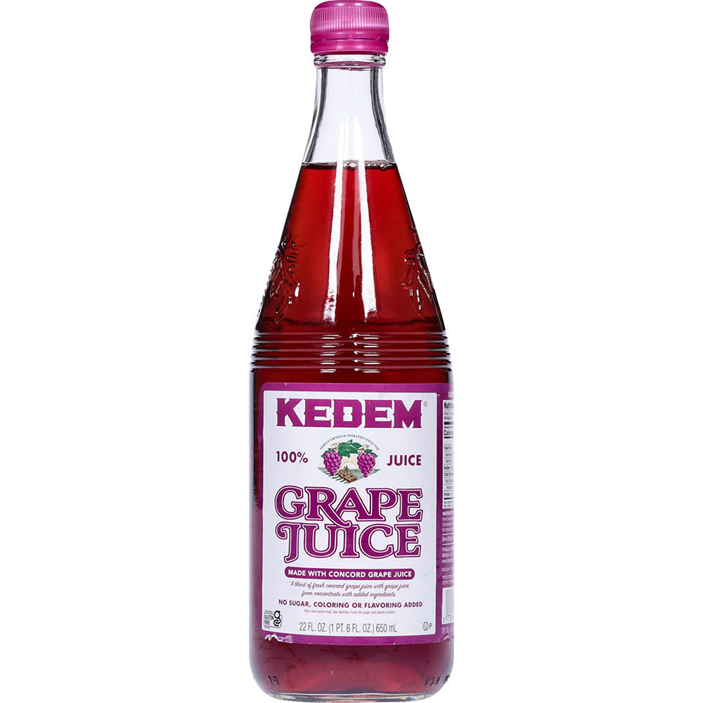Kedem Kosher Concord Grape Juice, 22 oz