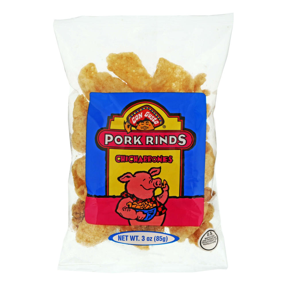 Con Gusto Original Pork Rinds, 3 oz