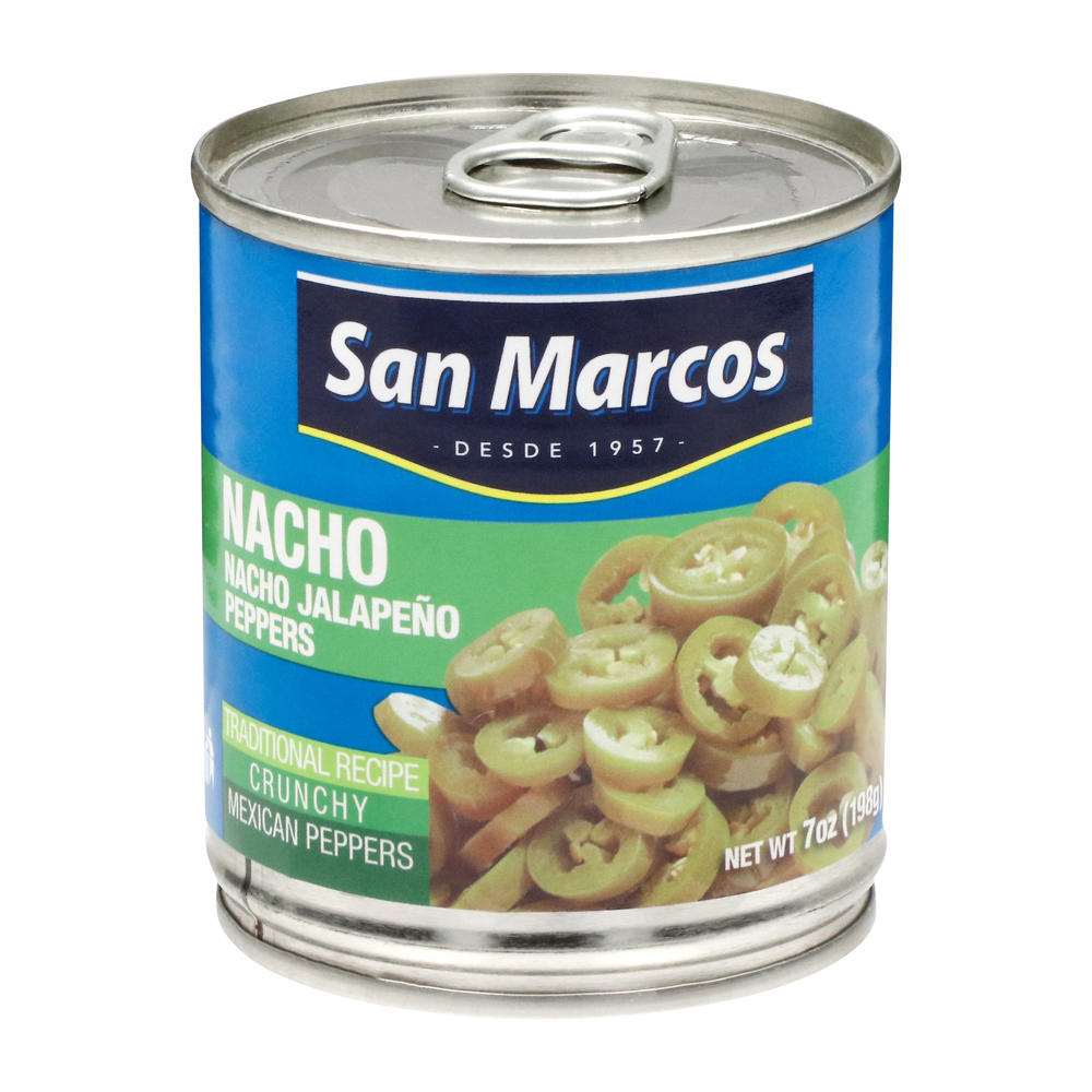 San Marcos Nacho Jalapeno Peppers, 7 oz