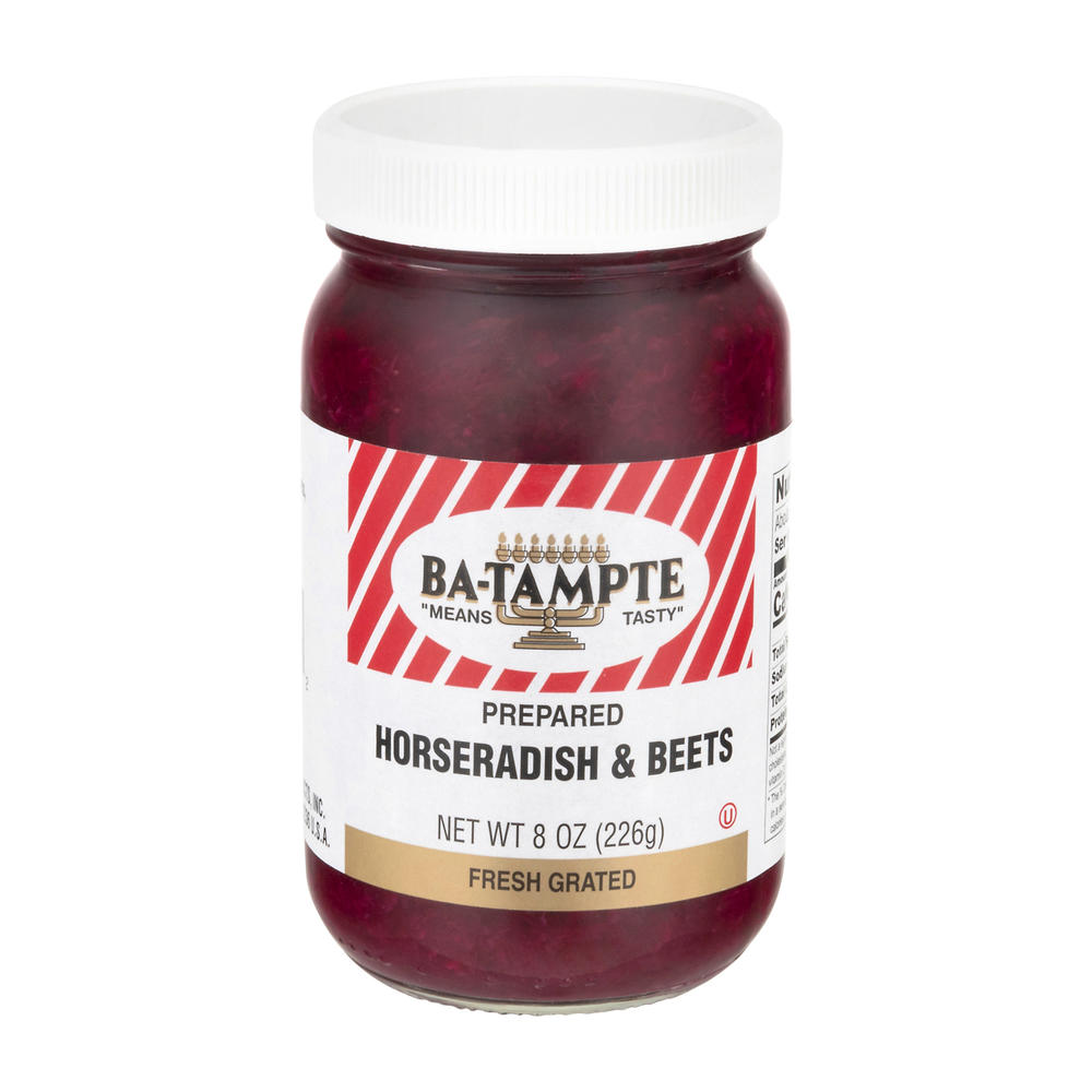 Batampte Kosher Prepared Horseradish & Beets, 8 OZ