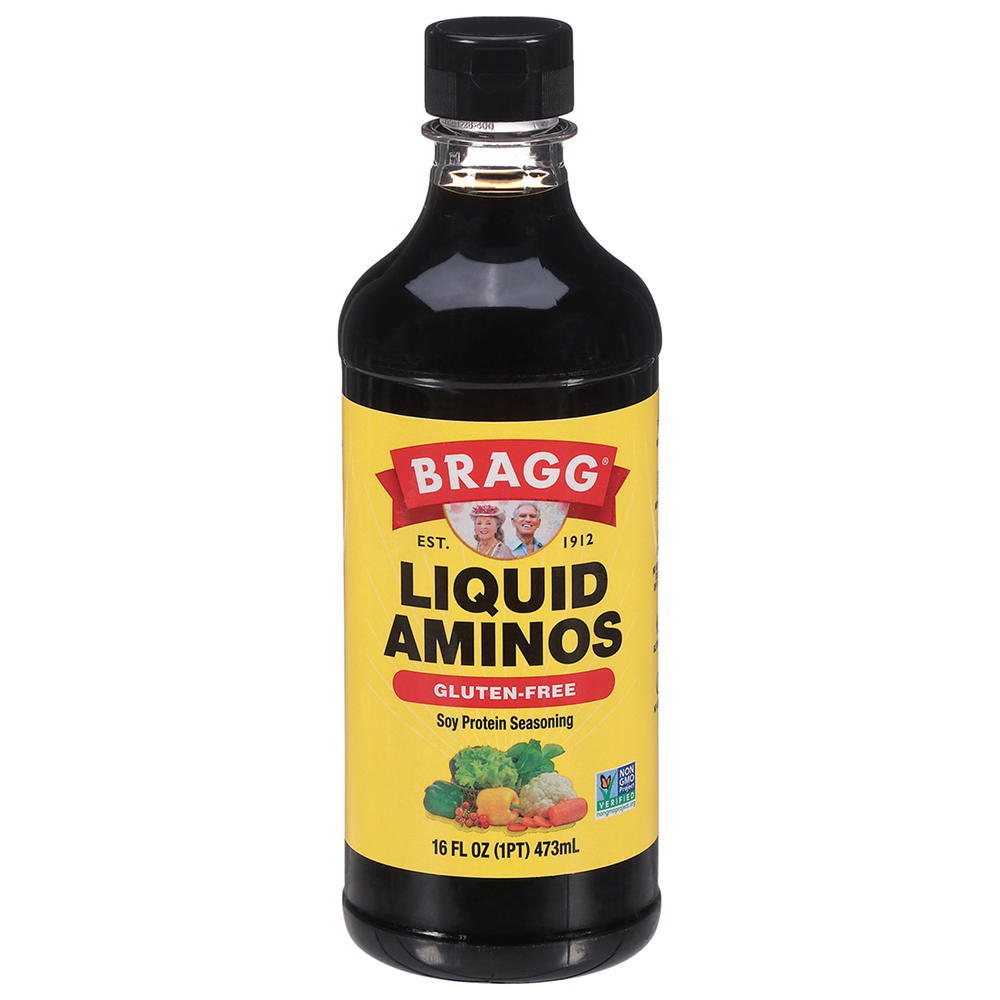 Bragg Gluten Free Liquid Aminos Soy Protein Seasoning, 16 oz