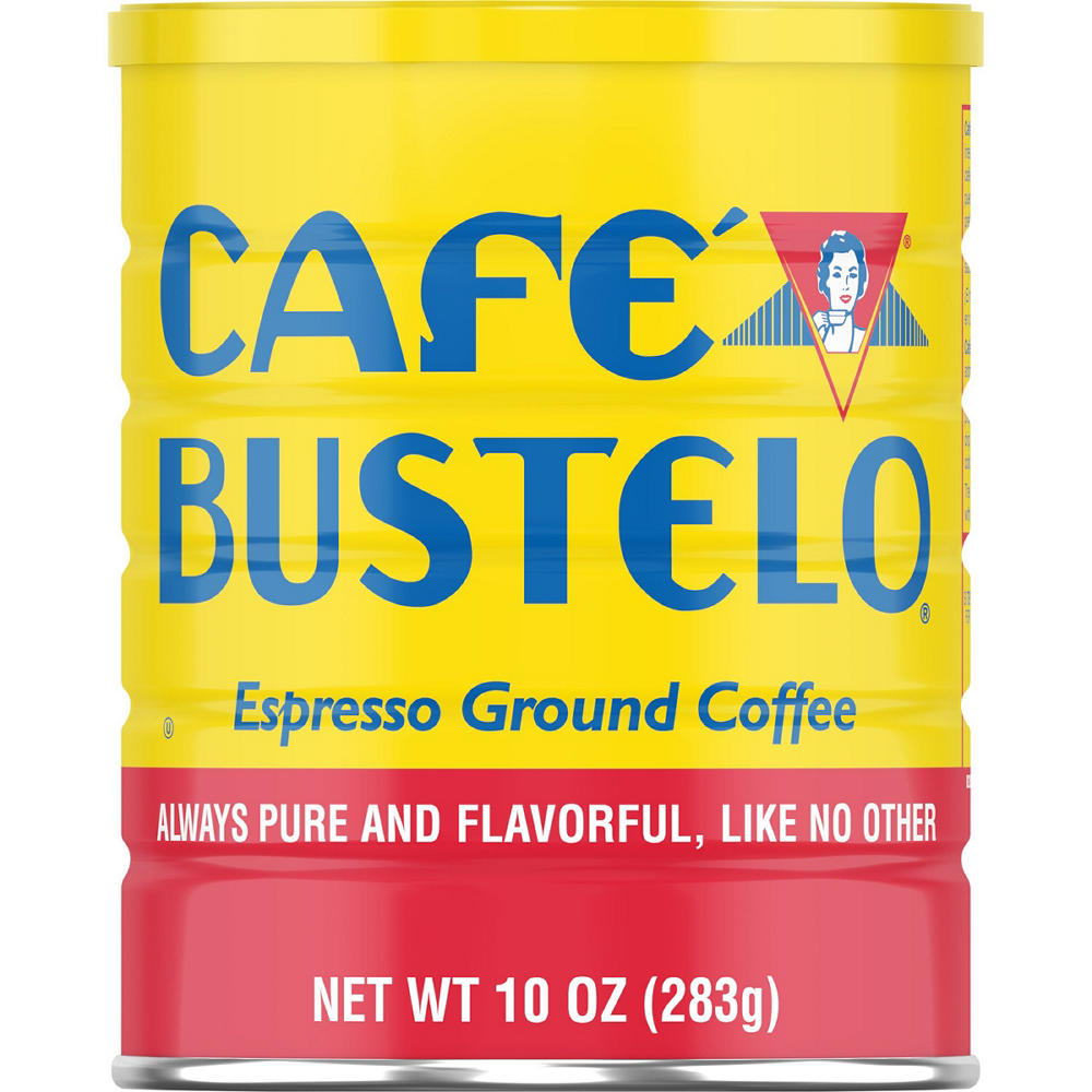Cafe Bustelo Espresso Style Dark Roast Ground Coffee, 10 oz