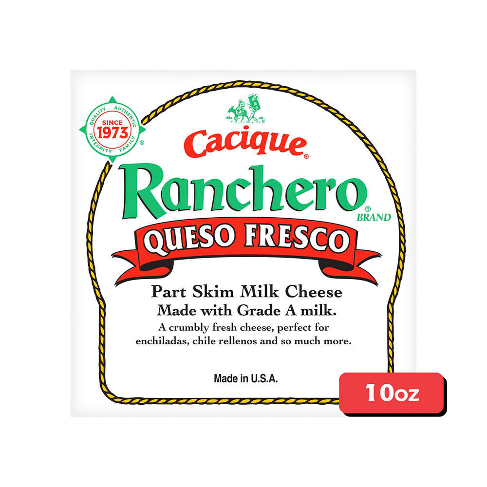 Cacique Ranchero Queso Fresco Cheese, 10 oz