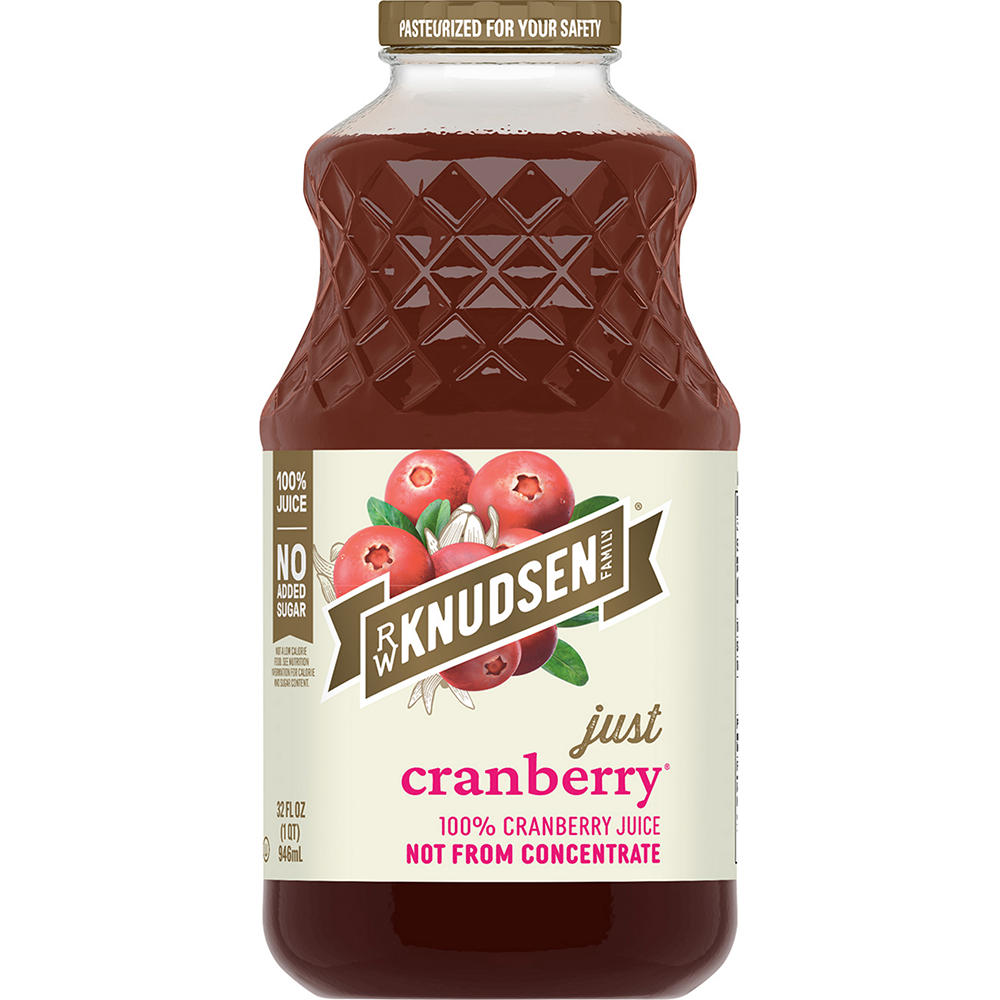 R.W. Knudsen Just Cranberry Juice, 32 oz