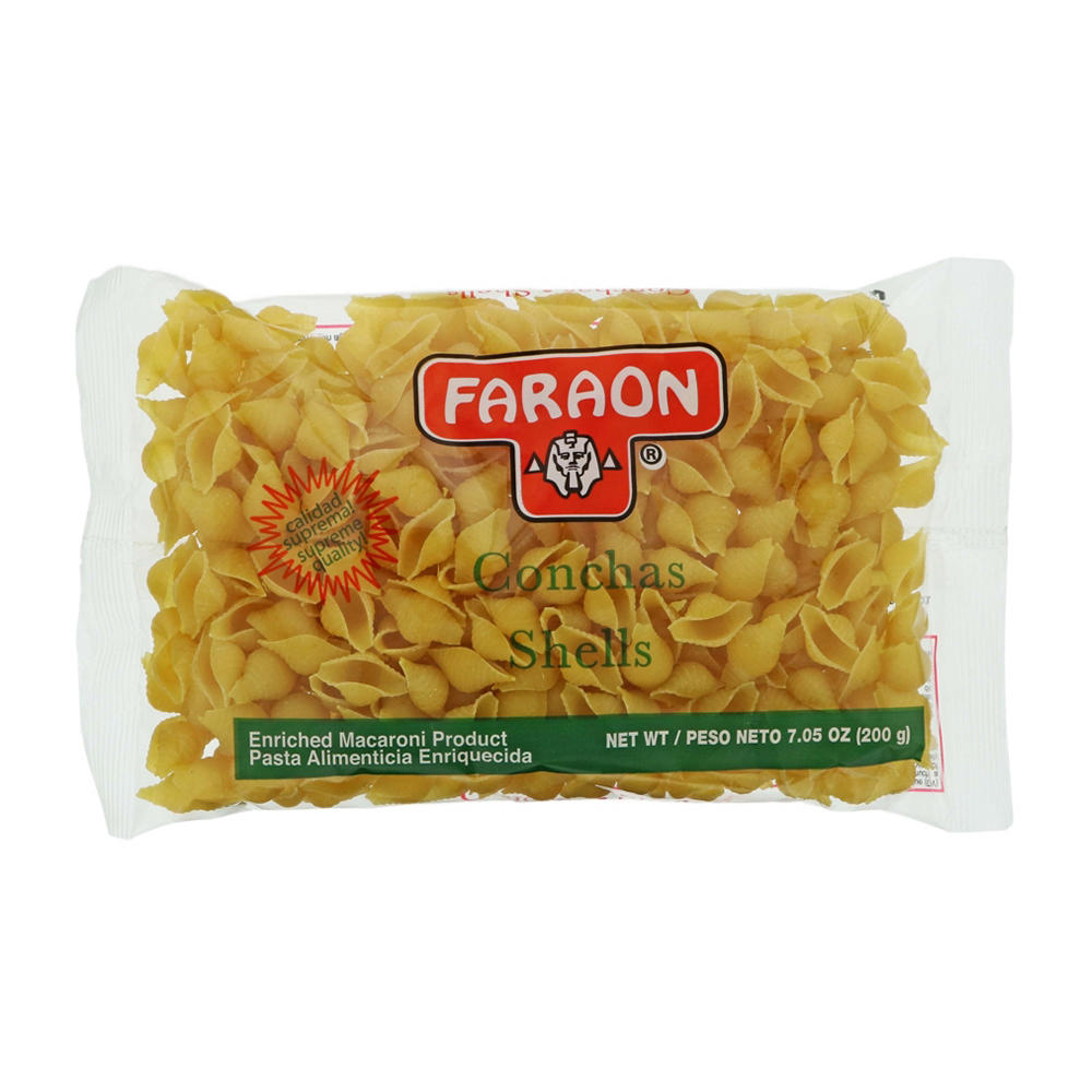 Faraon Conchas Shells, 7 oz