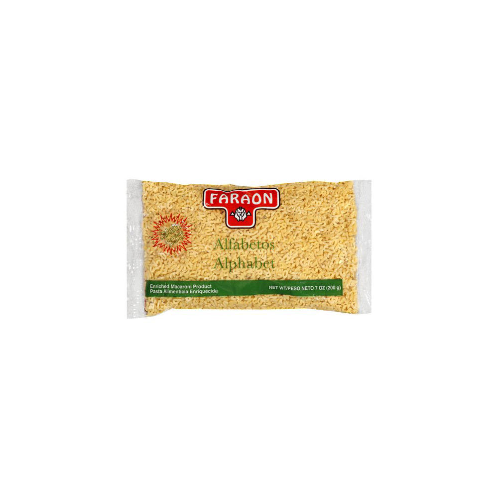 Faraon Alfabetos Alphabet Pasta, 7 oz
