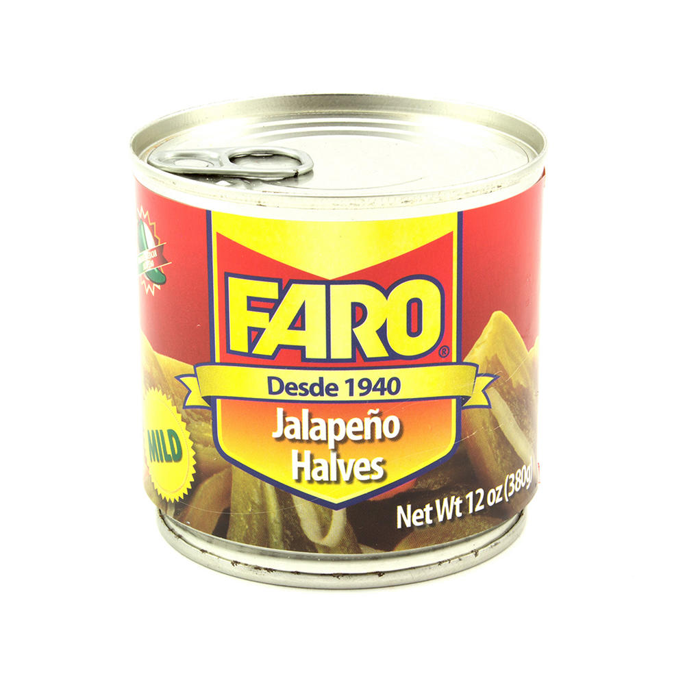 Faro Mild Jalapeno Halves, 12 oz
