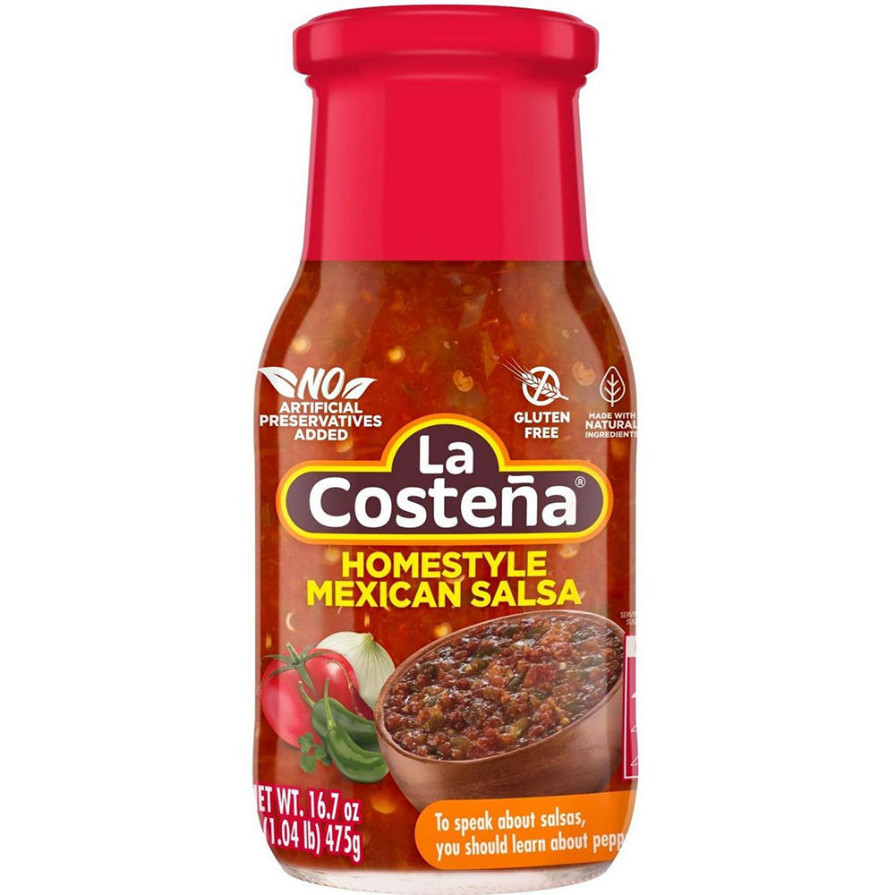 La Costeña Medium Salsa Mexicana Casero (Home Style Mexican Salsa), 16.7 oz