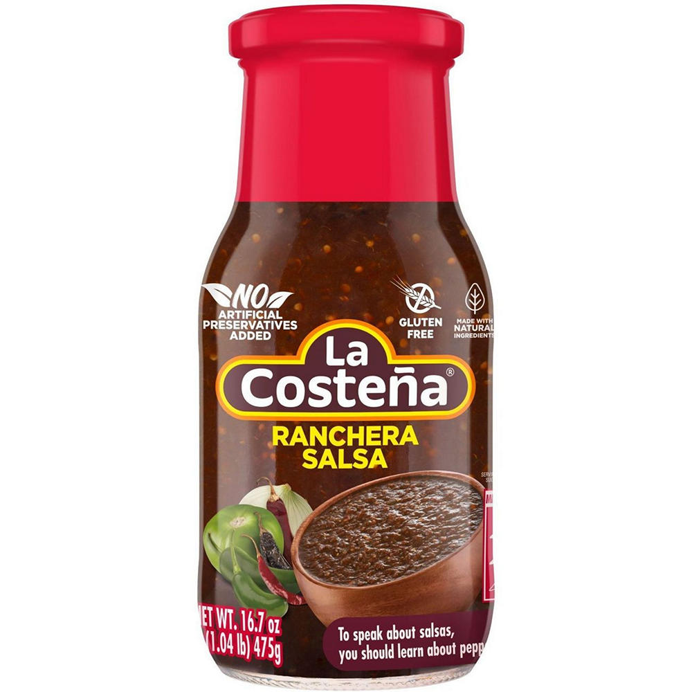 La Costeña Medium Ranchera Salsa, 16.7 oz