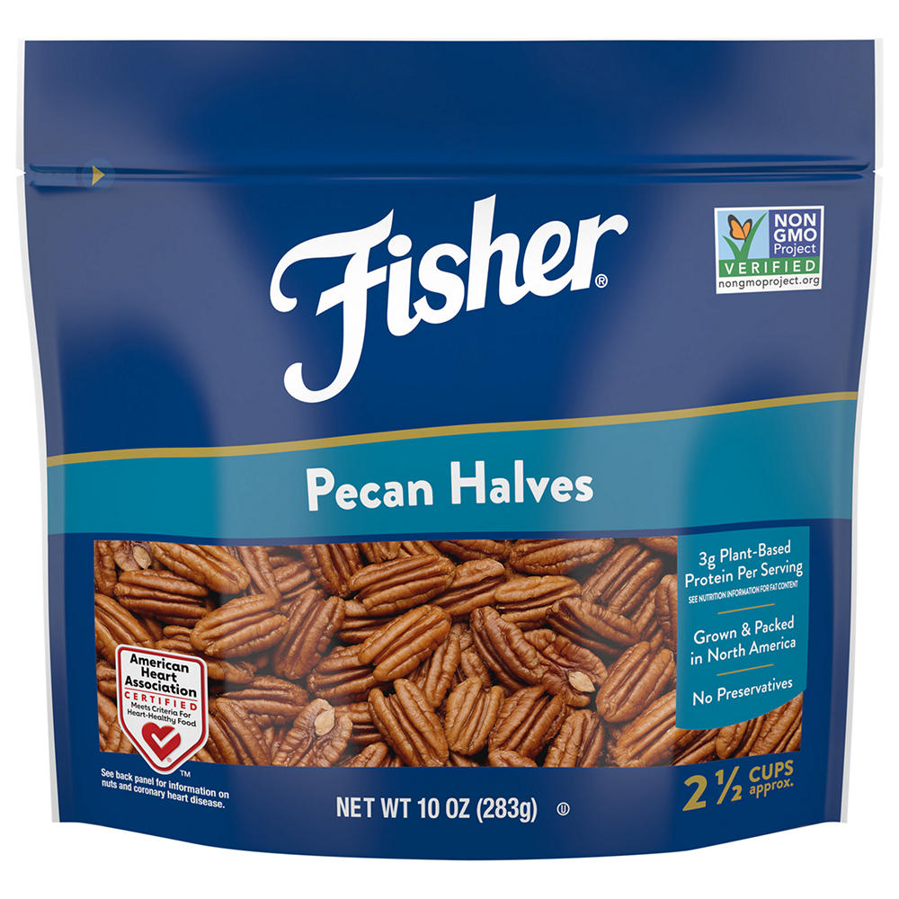 Fisher Pecan Halves, 10 oz
