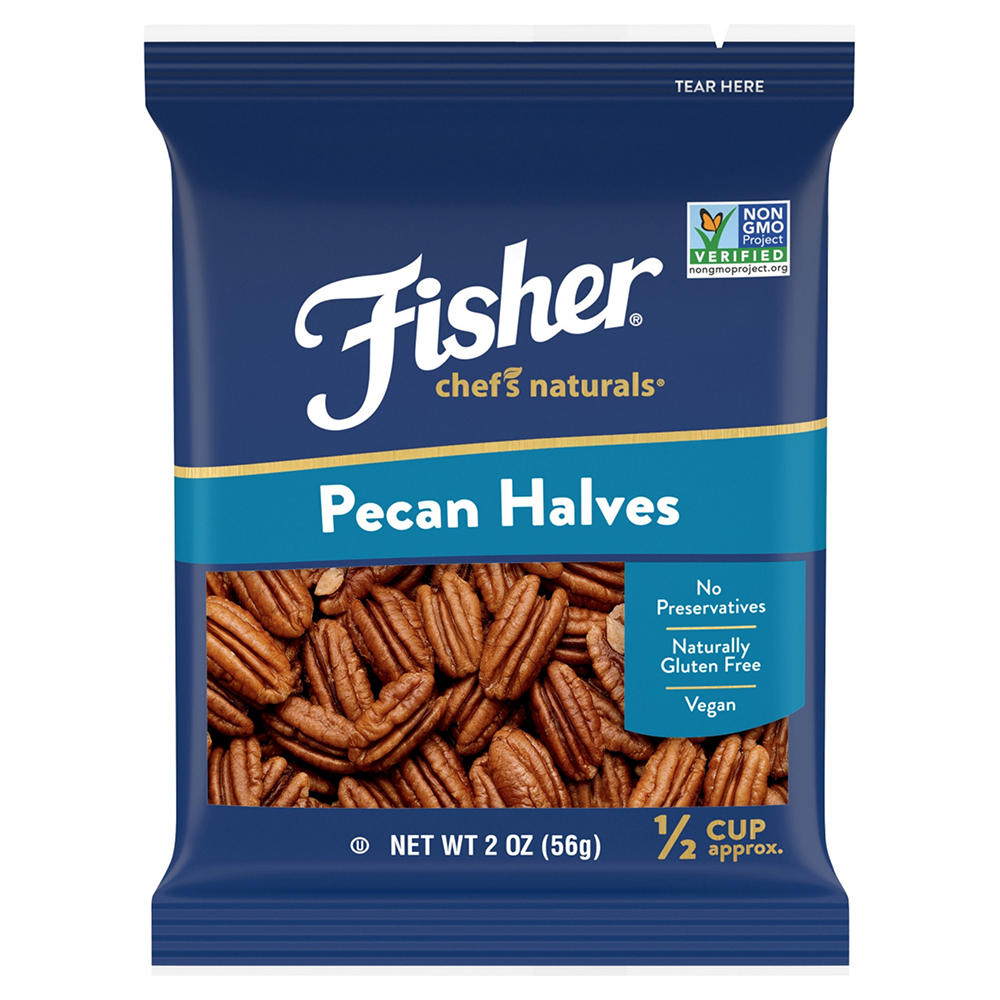 Fisher Pecan Halves, 2 oz