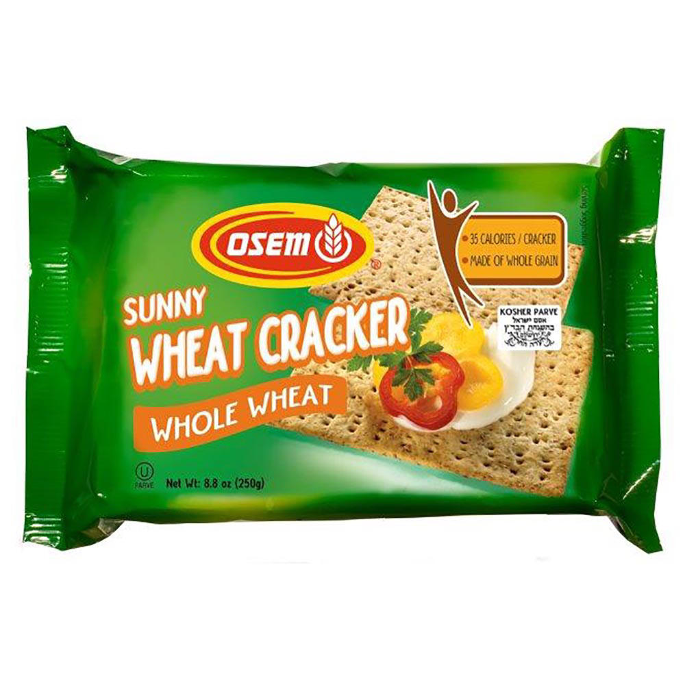 Osem Kosher Whole Wheat Sunny Wheat Crackers, 8.8 oz