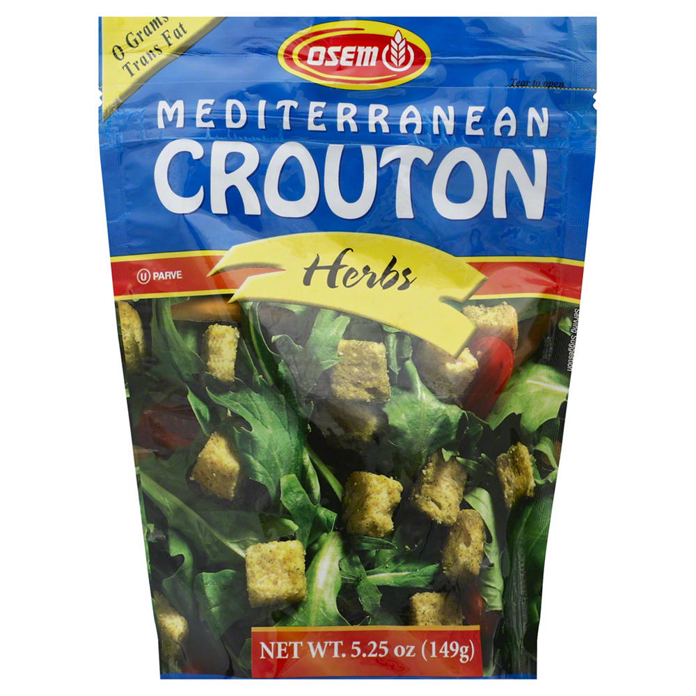 Osem Kosher Herbs Mediterranean Croutons, 5.25 oz