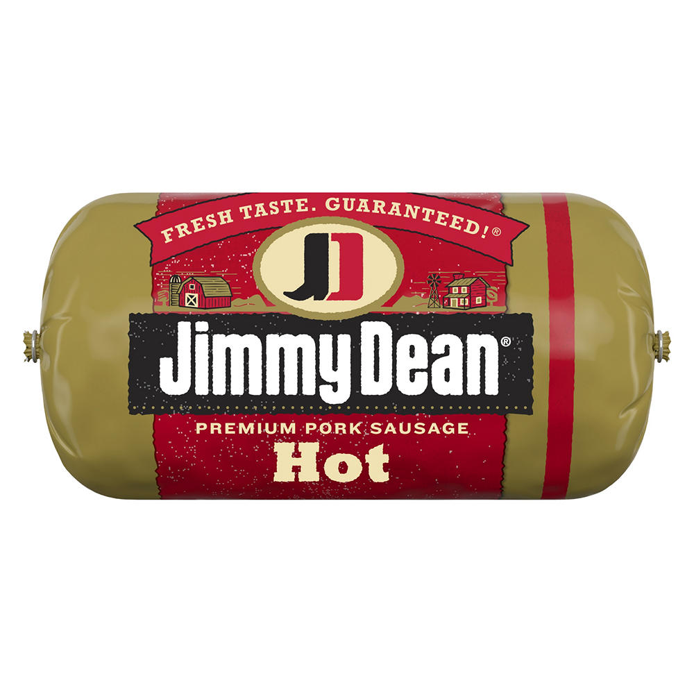 Jimmy Dean Premium Pork Hot Breakfast Sausage Roll, 16 oz