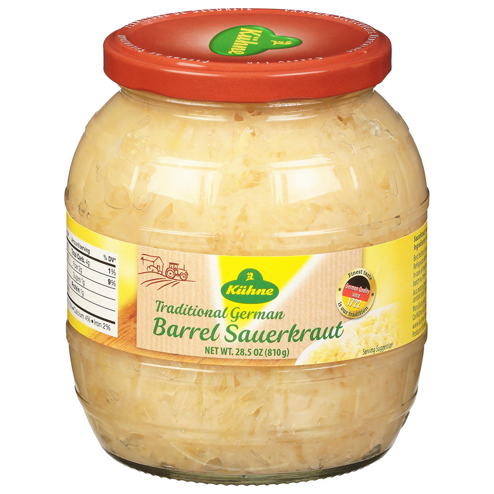 Kühne Traditional German Barrel Sauerkraut, 28.5 oz