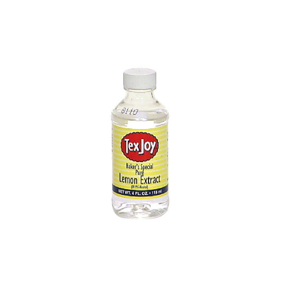 TexJoy Baker's Special Pure Lemon Extract, 4 oz