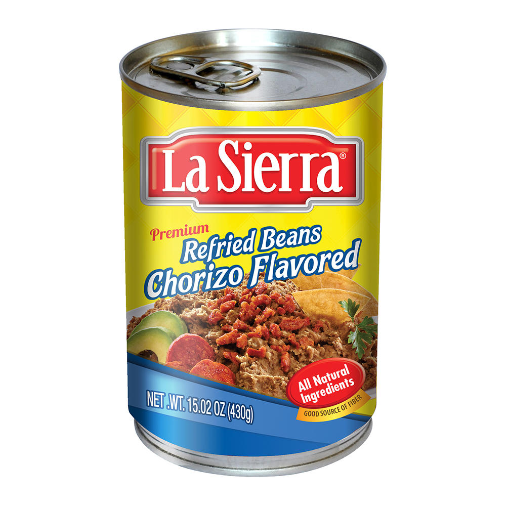 La Sierra Chorizo Flavored Refried Beans, 15.02 oz