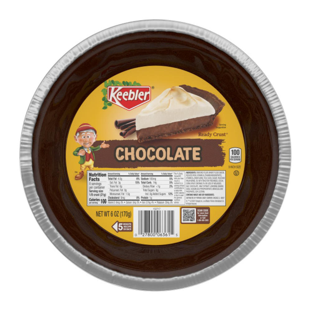Keebler 9" Chocolate Pie Crust, 6 oz