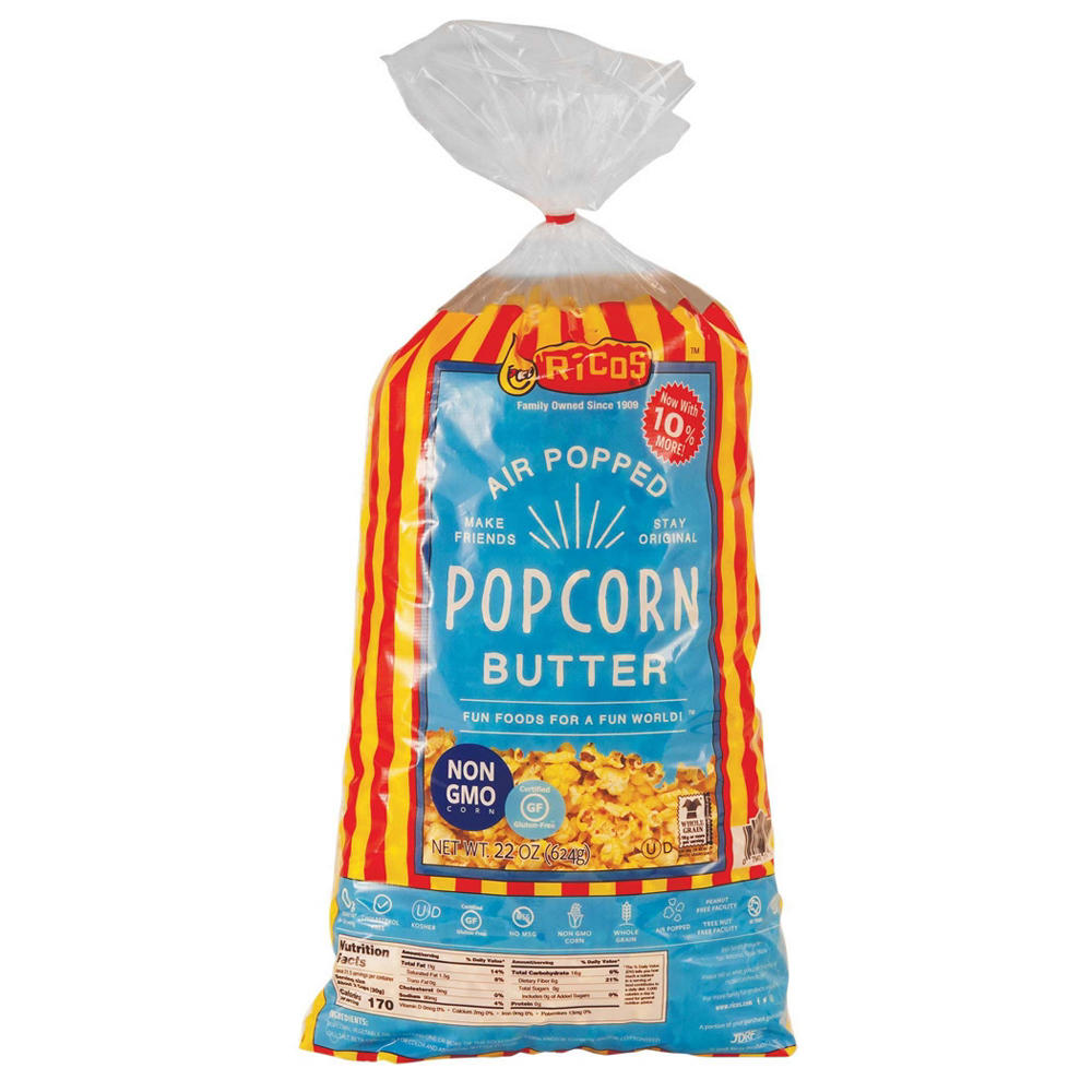 Ricos Premium Quality Butter Popcorn, 22 oz