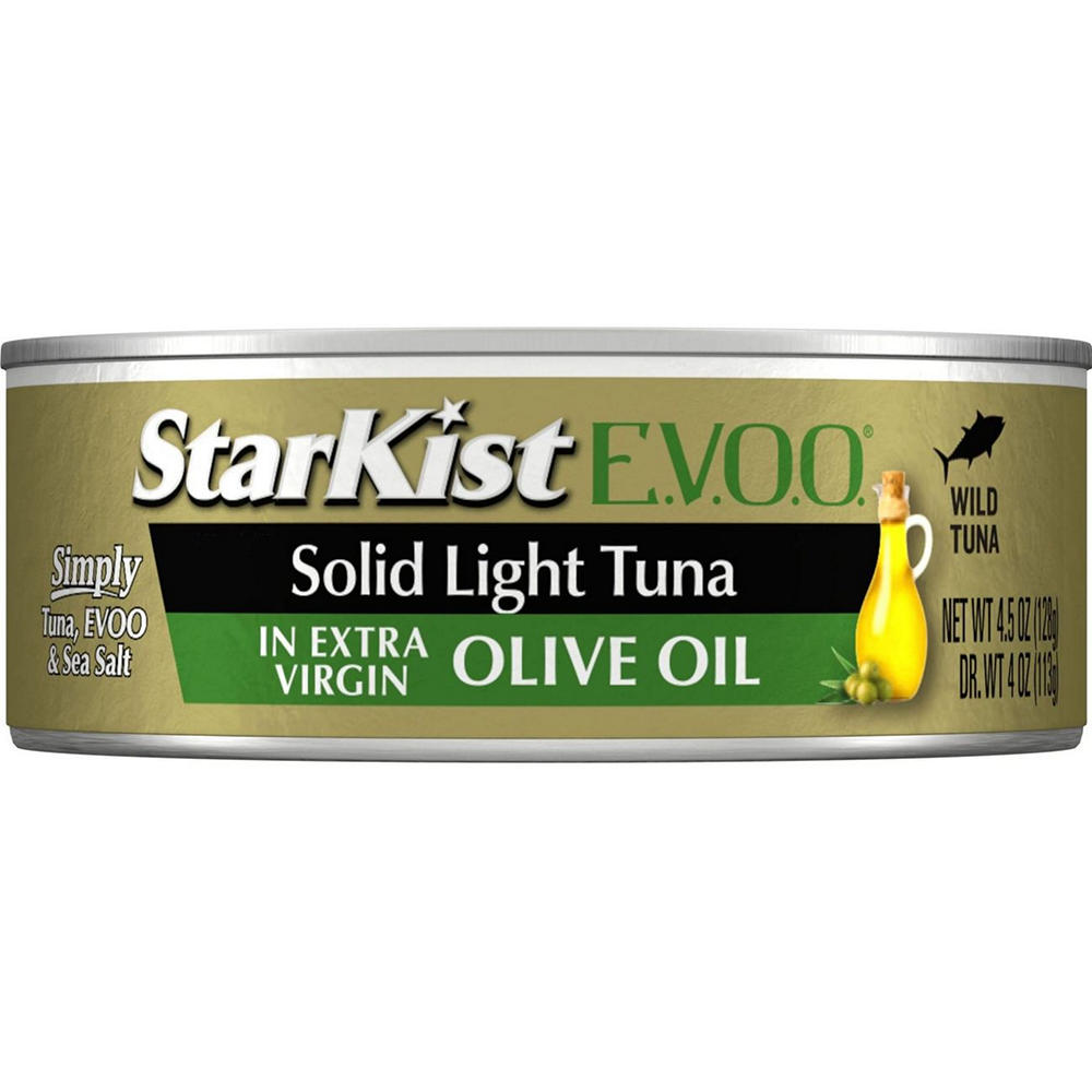 StarKist Solid Yellowfin Tuna in Extra Virgin Olive Oil, 4.5 oz