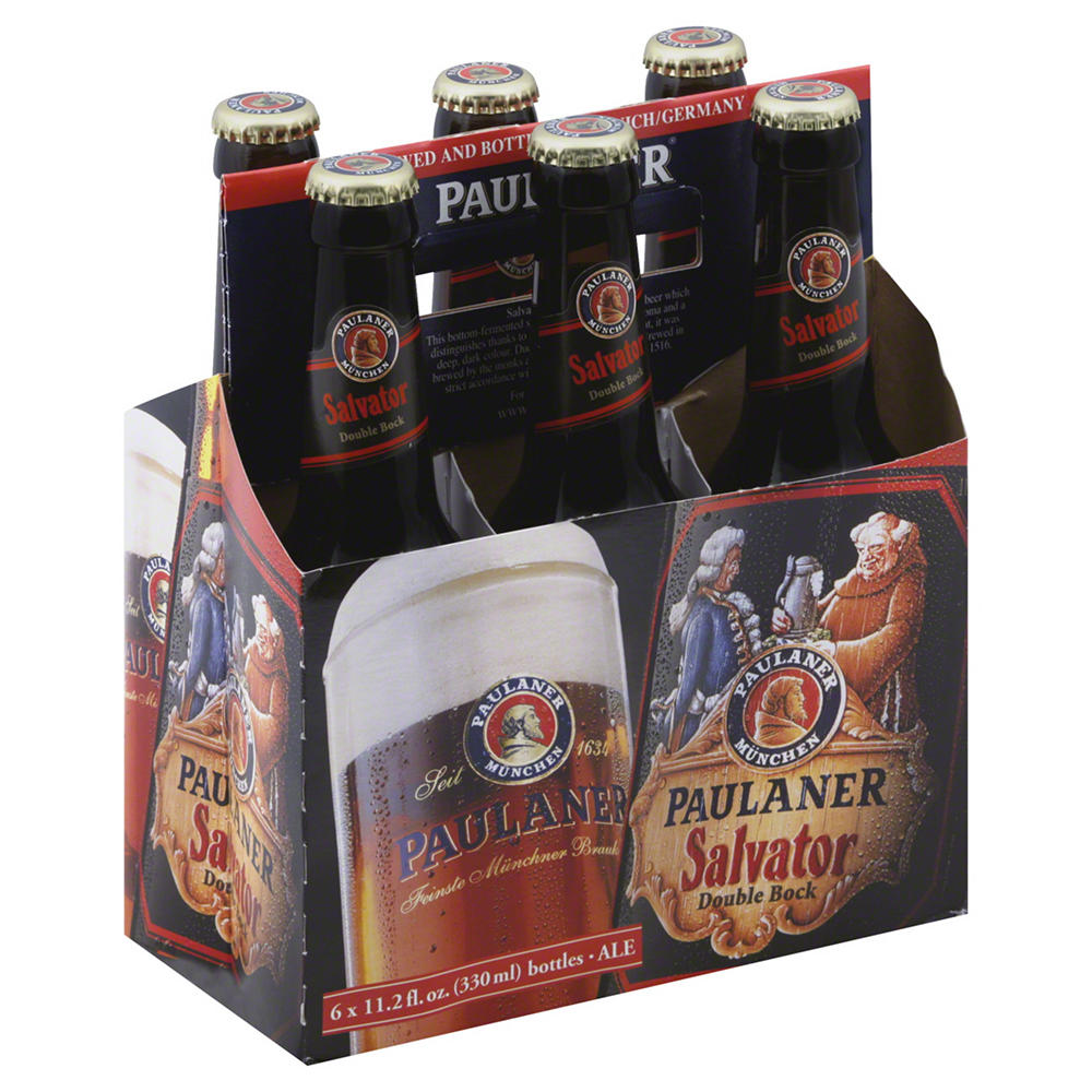 Paulaner Salvator Double Bock Beer 6 pk Bottles, 12 oz
