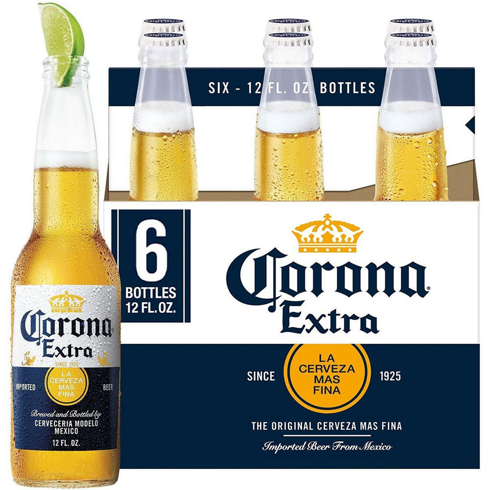 Corona Mexican Lager Import Beer, 12 oz, 6 pk