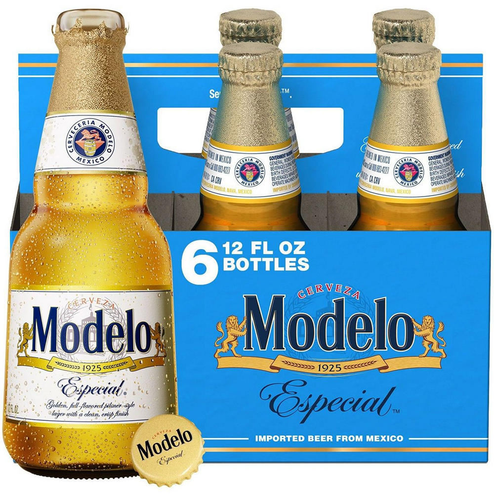 Modelo Especial Mexican Lager Import Beer, 12 oz, 6 pk
