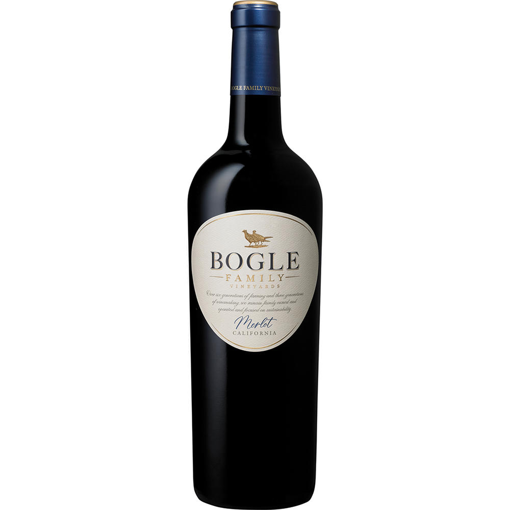 Bogle Vineyards Merlot California Red Wine, 750 mL