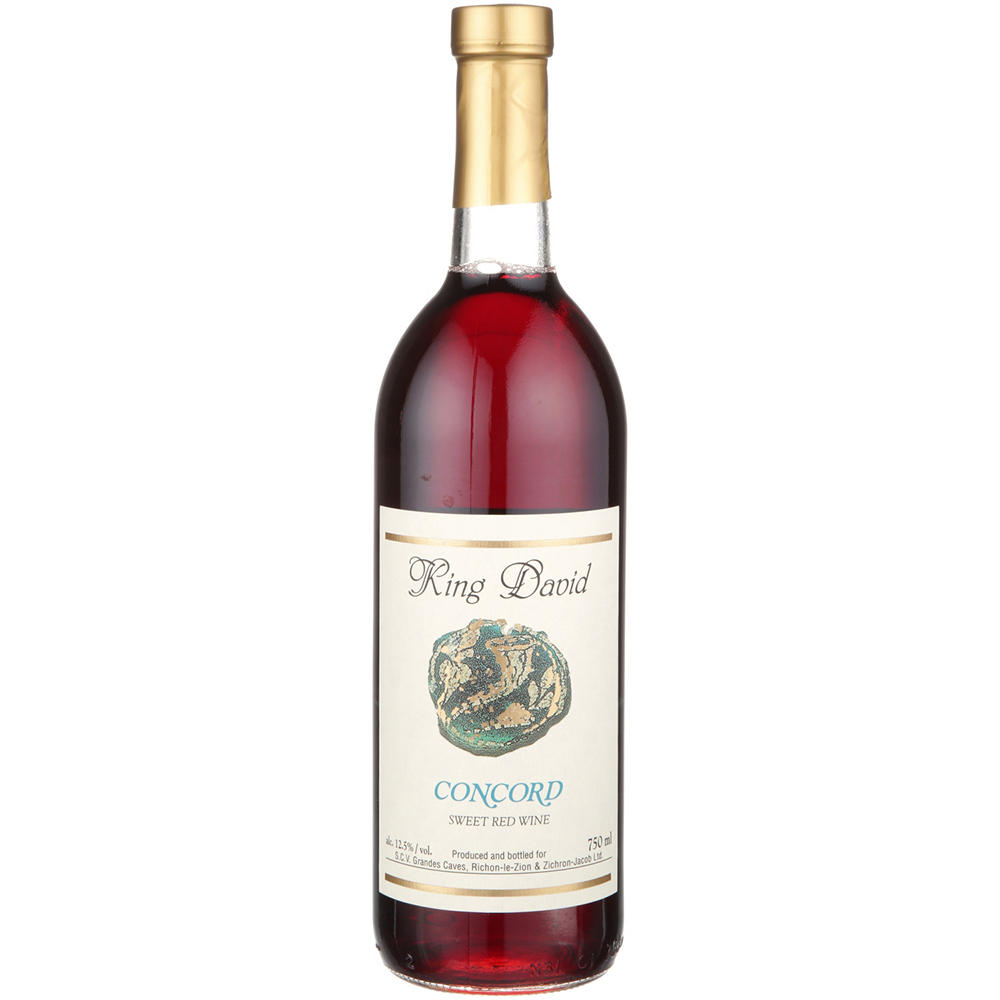 Carmel King David Concord Sweet Red Wine, 750 mL