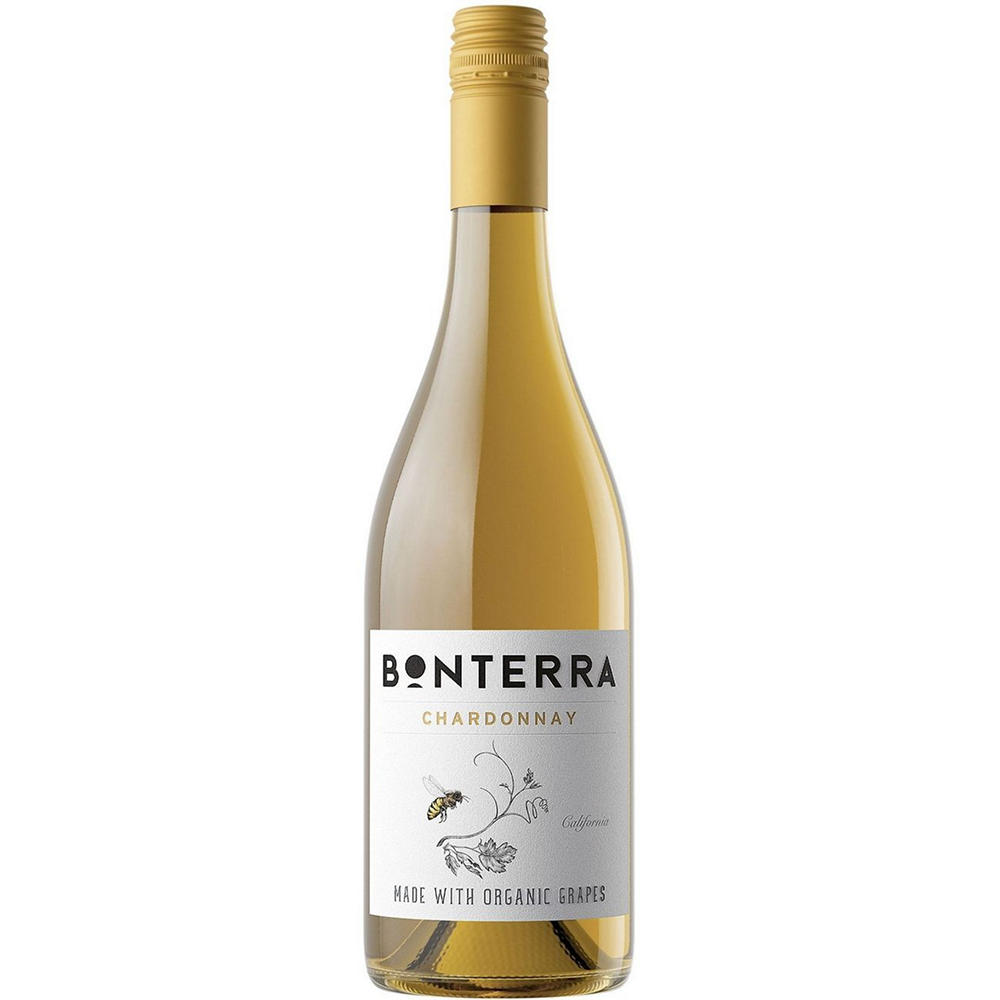 Bonterra Organic Chardonnay California White Wine, 750 mL