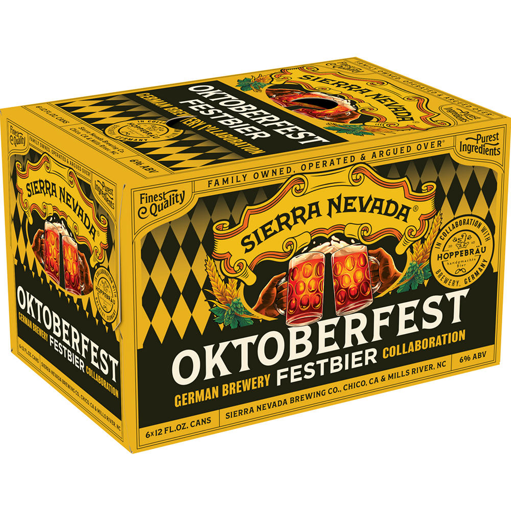 Sierra Nevada Oktoberfest Beer 6 pk Cans, 12 oz