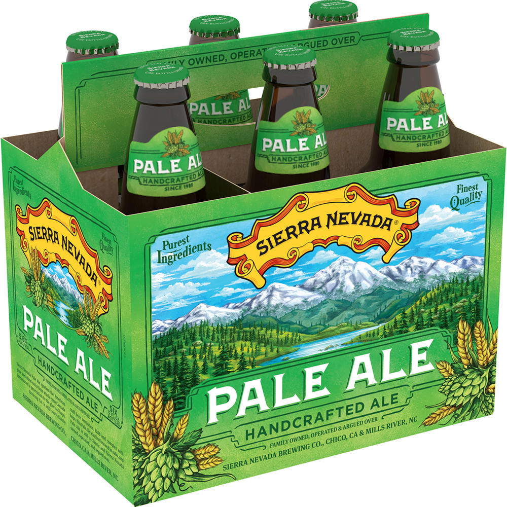 Sierra Nevada Pale Ale Craft Beer 6 pk Bottles, 12 oz