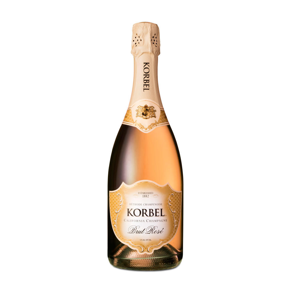 Korbel Brut Rose Brut Rose Champagne, 750 mL