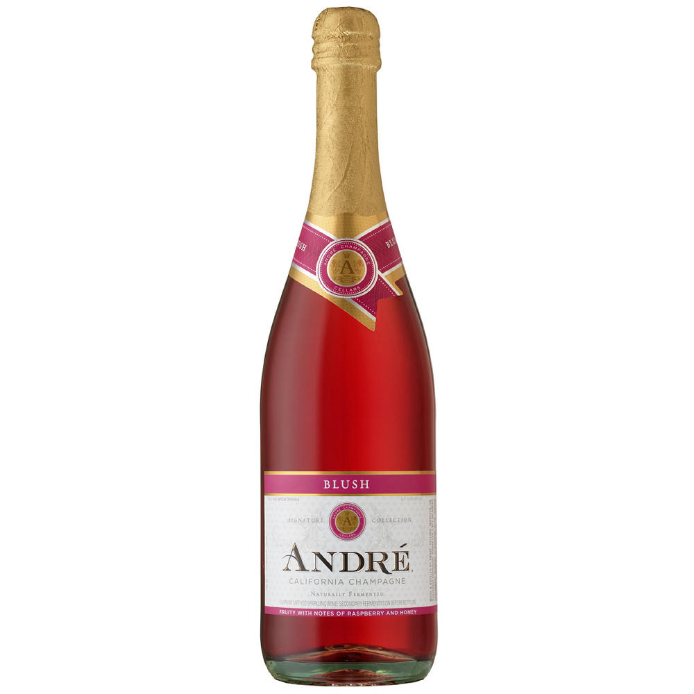 Andre Pink Moscato Champagne California Sparkling Wine, 750 mL