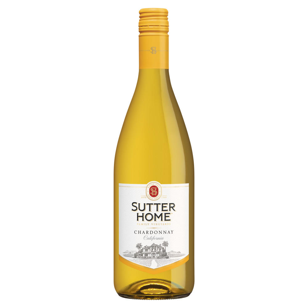 Sutter Home Chardonnay California White Wine, 750 mL