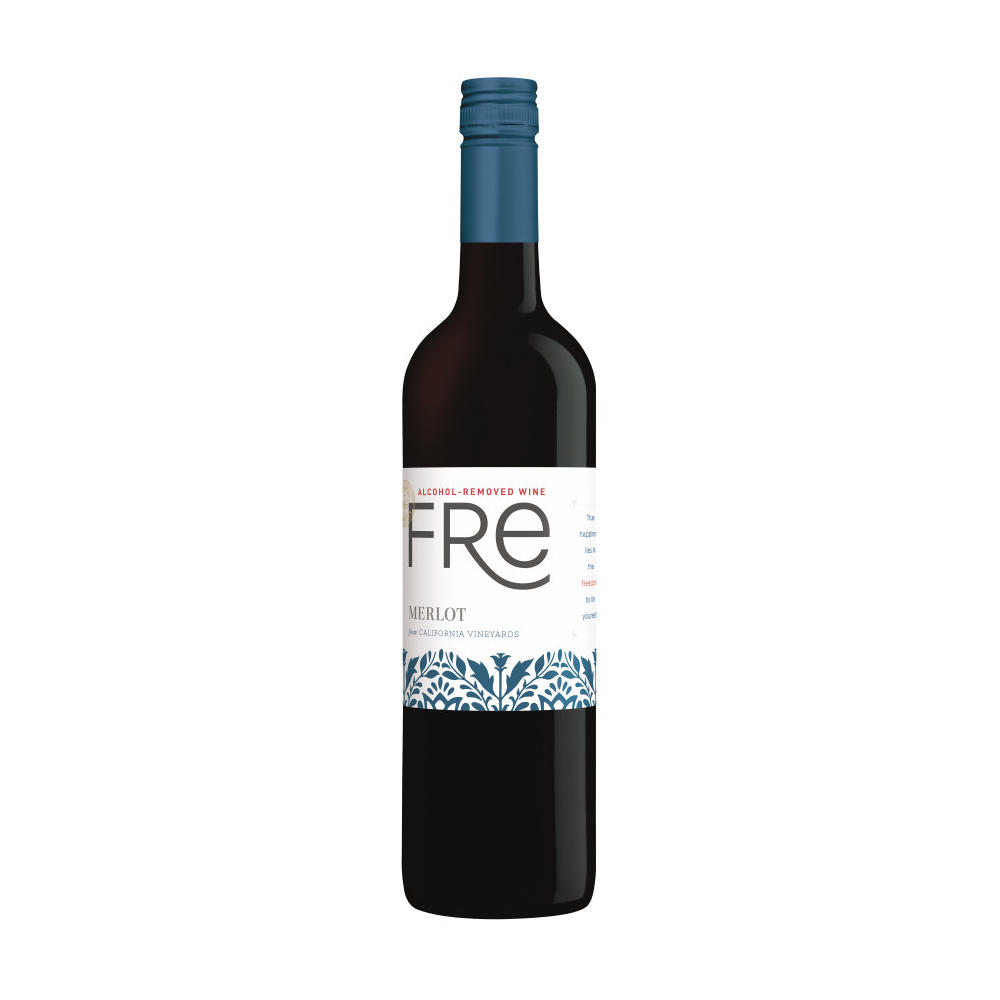 Fre Non Alcoholic Merlot California Red Wine, 750 mL