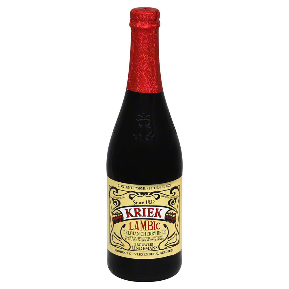 Lindeman's Kriek Lambic Belgium Beer, 25.4 oz