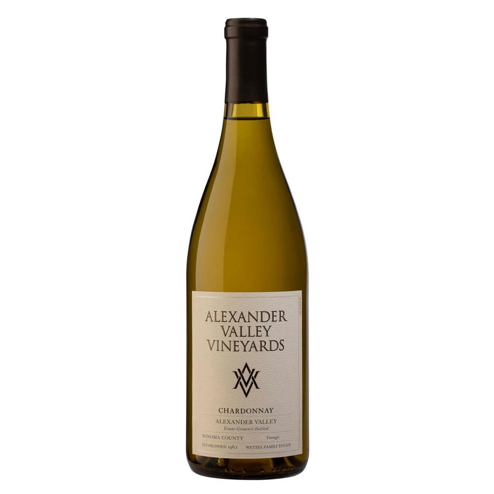 Alexander Valley Vineyards Chardonnay California White Wine, 750 mL