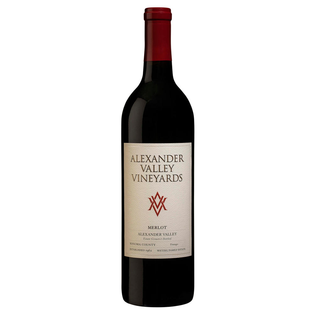 Alexander Valley Vineyards Merlot California Red Wine, 750 mL