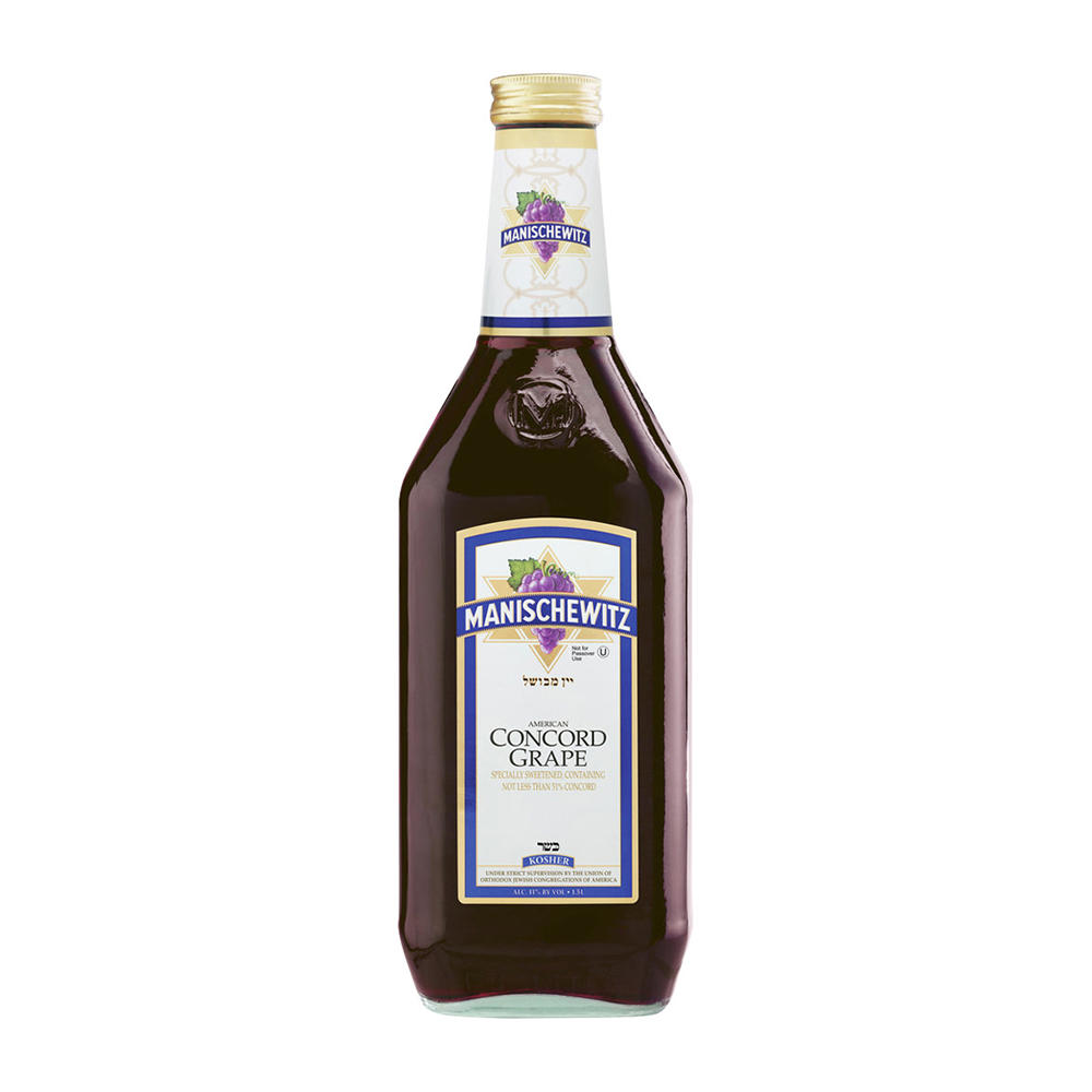 Manischewitz Kosher Concord Grape Wine, 1.5 L